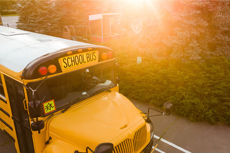 Driving with School Bus