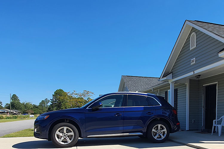 2021 Audi Q5 in Driveway