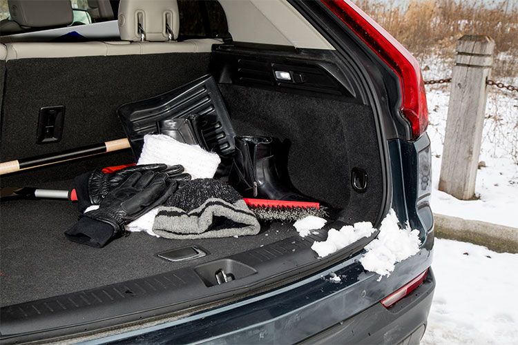 Trunk with Winter Essentials