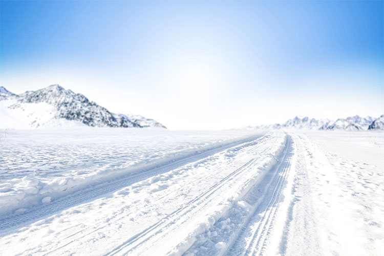 Snow Covered Road