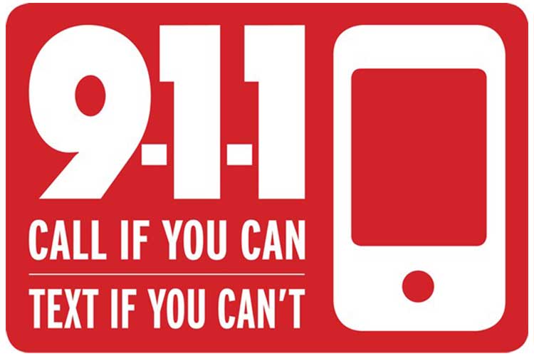 911 Call If You Can Text If You Can't