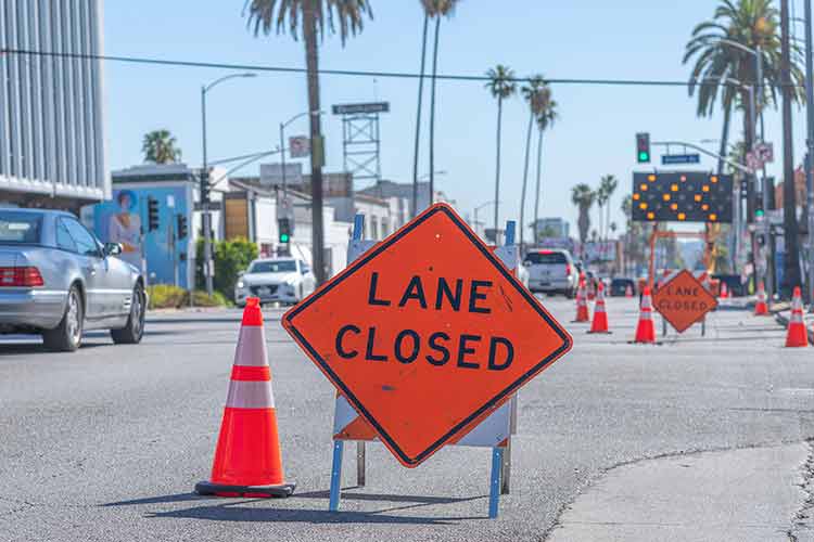 Lane Closed