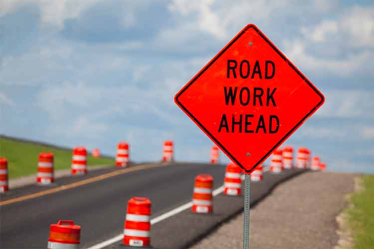 Road Work Ahead