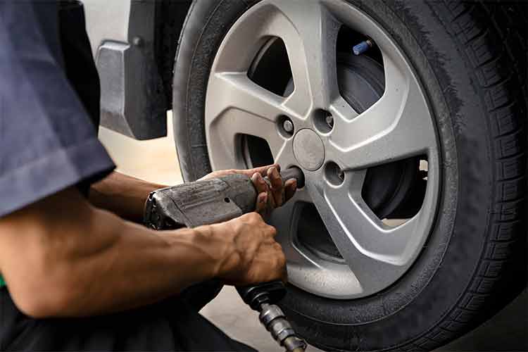 Maintain tire pressure