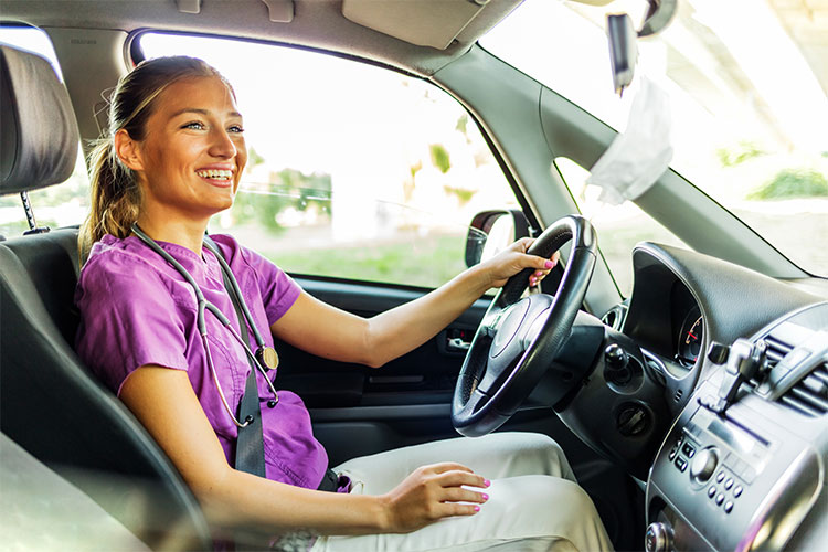 Nurse Driving in the US