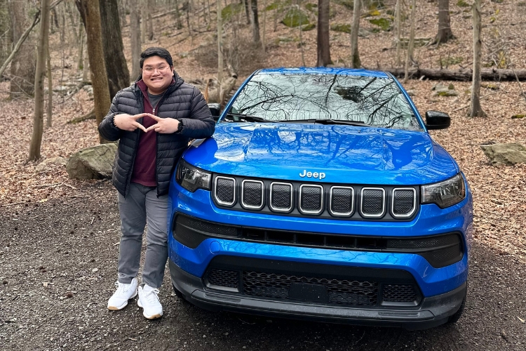 RJ with His New Jeep