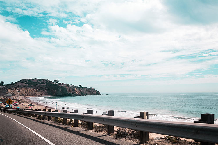 Road by the sea expats