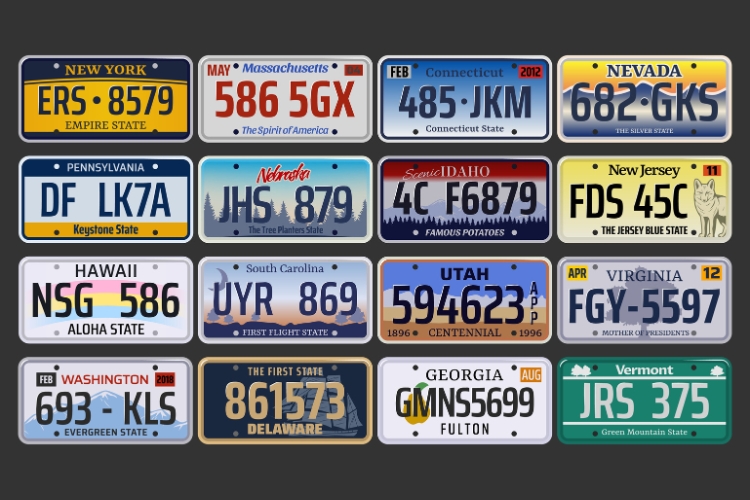 US License Plates